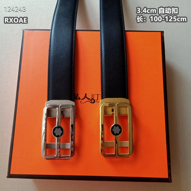 Montlanc belt 34mmX100-125cm 8L08